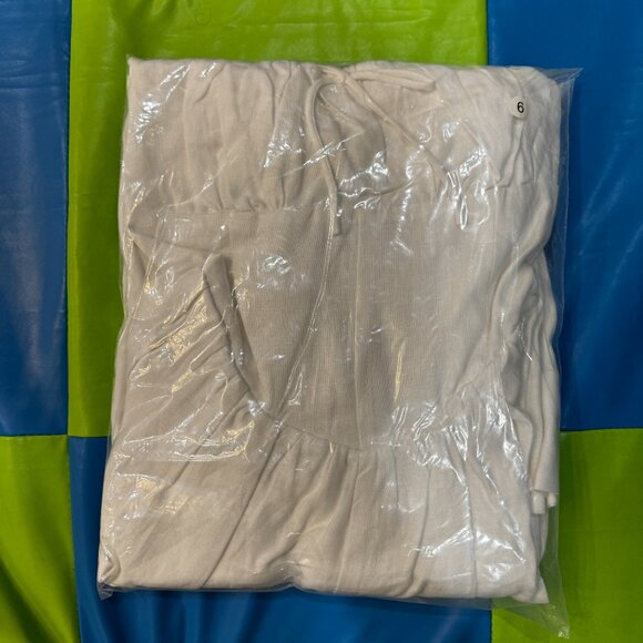 Reformation Balia linen dress + White + NWOT - Picture 13 of 13